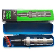 2500 Vessel Impact Driver With 4 Bits Impact Screwdriver Spanner Set Skru Driver Set Set Pemutar Skr
