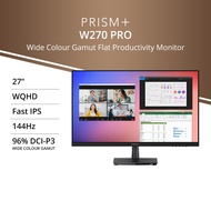[BEST SELLER] PRISM+ W270 PRO | 27" 144Hz WQHD [2560 x 1440] Fast IPS Professional Monitor
