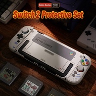 IINE Retro Game Console Style Protective Case Set for Nintendo Switch 2 Hard Shell with Joycon Joyst