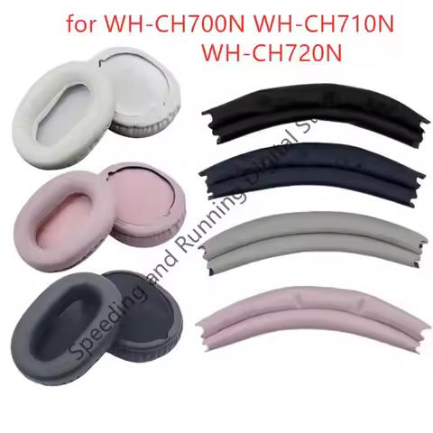 Replacement Ear Pads Cushion for Sony WH-CH700N WH-CH710N WH-CH720N MDR-ZX770BN MDR-ZX780DC Headphon