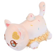 YUHENNY Kids Toy Cute Burger Pillow French Fries Plushy Cats Doll Meemeow Food Cats Plushie Stuffed 