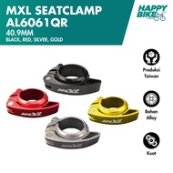 MXL Seat Clamp MXL Quick Release Clamp QR AL6061 40.9mm Folding Bike Seatpost Saddle Clamp