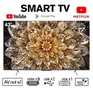 ทีวี 32นิ้ว Smart TV สมาร์ททีวี 4K UHD Android 11.0 แอนดรอย ทีวีจอแบน Google &amp; Netflix &amp; Youtube HDMI/USB ราคาถูกๆ ศูนย์บริการประเทศไทย