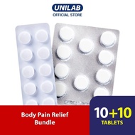 Unilab - Body Pain Relief Bundle (Mefenamic Acid 250mg 10s + Paracetamol 500mg 10s)