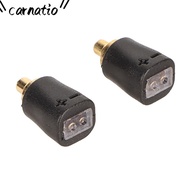 CARNATIOGV 2PCS 0.78mm 2Pin Headphone Cable Adapter, Portable Plug and Play Male to 0.78mm Female Ad