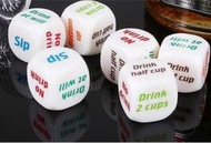 【GW】High Quality Creative Drinking Wine Mora English Dice Game Gambling Adult Party Drink Decider