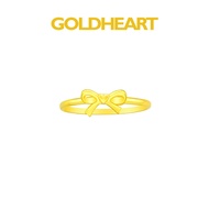 Goldheart 999 Gold Bow Ring
