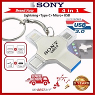2TB 4in1 OTG USB flash drive 16GB 32GB Pendrive 64GB Type-C USB memory stick 128GB 256GB memory stic