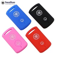 HUAIHAO Silicone Car Key Cover Key Case Auto Accessories Cap For Yamaha X-max 250 125 309 300 400 20