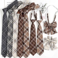 Checkered uniform tie - unisex vintage style tie