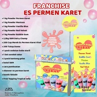 Paket Usaha / Franchise Es Permen Karet Viral