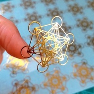 【宇能】麥達昶金屬貼紙 3.6cm*20個 (分離貼10絲厚) 神聖幾何圖