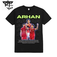 ARHAN PRATAMA CLOTHING T-SHIRT - VINTAGE BOOTLEG ARTIS FOOTBALL PLAYER TSHIRT - BLACK MEN WOMEN ADUL