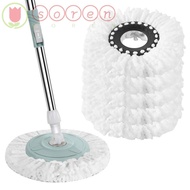 SOREN 1pc Mop Head Replacement, Microfiber Round Shape Spin Mop Replacement Head, Durable Removable 