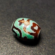 Orphan One Piece Quickly GrabNavy Blue Offering Aquarius Dzi Beads 22 * 18㎜Simple Pulp Lucky Fortune
