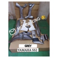 Cover Set OEM Yamaha Y110 SS2 SS TWO ( GREY / SILVER )