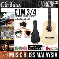 Cordoba Protege C1M 3/4 Size - Spruce Top, Mahogany Back & Side, Entry Level Best Classical Guitar