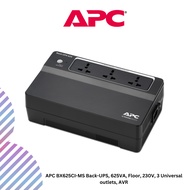 APC BX625CI-MS Back-UPS, 625VA, Floor, 230V, 3 Universal outlets, AVR