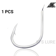 1pcs JK PIKE HOOK ORIGINAL HOOK JIGGING JK HOK PIKE HOK STRONG SHARP METAL JIG HOOK ASIST HOK JIGGIN
