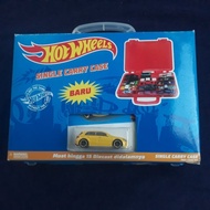 Hot Wheels Single Carry Case 19 Mercedes Benz A Class Yellow Diecast Suitcase