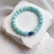 貓眼異極礦 × 藍晶石 喉輪覺醒能量手珠