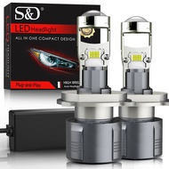 Canbus H4 H7 Led Mini Projector Lens H8 H9 H11 9005 HB3 9006 HB4 9012 Hir2 CSP Car Headlight Bulbs 1