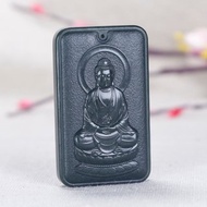 天然新疆和田玉青玉大日如來吊墜新疆一級塔青細料生肖羊和猴