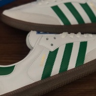 Original Adidas samba vegan white green