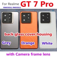 Grade AAA+ Glass Battery Back Cover For Realme GT7 Pro Rear Panel Door Housing Case Phone Lid + Came