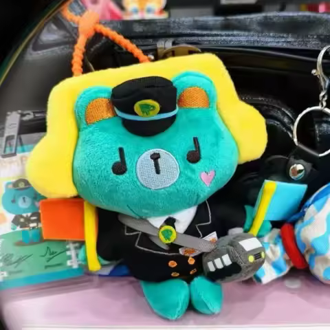 Thailand GMMTV CP Plush Keychain Filling PP Cotton Dolls Keyring Gift Fans Collection
