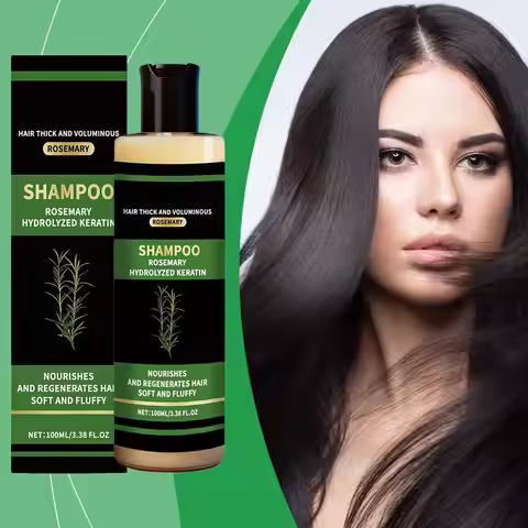 Hydrolyzed Keratin Shampoo,Rosemary Thickening Shampoo,Thickness-Volumizing Strengthening,Scalp Clea