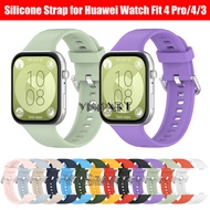 Silicone Strap for Huawei Watch Fit 4 3 Wristband Bracelet Watchband for Huawei Watch 4 Pro