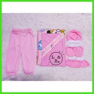 NEWBORN!Y+SET:j)(Pajama,Hood.F#pranela]O#receiving]j#Blanket]nC#and]mV#Bonet]jn#set)