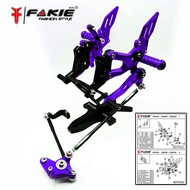 เกียร์โยง ทรงสปร์อต ตั้งระดับเท้าได้ ใส่ร่วมกับQuick Shifter (ควิกชิฟเตอร์)ได้ CNC อลูมิเนียม ตรงรุ่