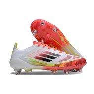 size:38-46 Messi F50 Elite SG laceless Men's Outdoor Knitted Football Shoes, “Yamal pink”f50 SG shoe