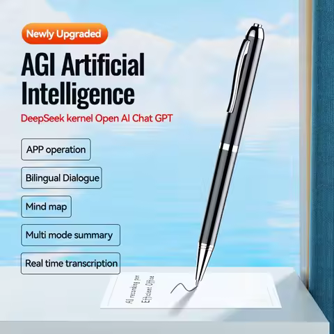 Q90A AI Voice Recorder ChatGPT Intelligent Transcription Translation Voice Recorder APP Control Port