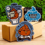 Dog Poop Sticker Pack Season 3 | Waterproof vinyl sticker pack