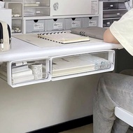 Under-table drawer storage box, desk invisible drawer, under-table non-punching finishing box, offic