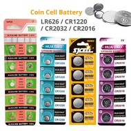 Alkaline Button Cells Battery LR626 AG4 LR626H 377A CR1220 CR2016 CR2032 Small Coin Size for Watch C