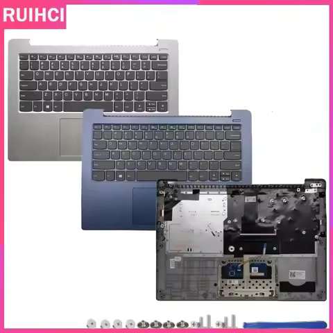 For lenovo IdeaPad 330S-14 330S-14IKB 330S-14AST Rus US Latin Spanish Keyboard Topcase Palmrest