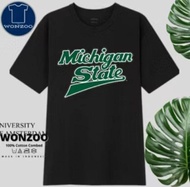 KAOS T-SHIRT MICHIGAN STATE PREMIUM QUALITY