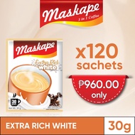 Maskape Extra Rich White  3 in 1 Coffee 30g x 120pcs