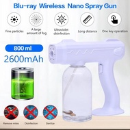 [M'sia Ready Stock] Nano Spray Gun Blu-ray handheld Wireless Fogging + 5L Sanitizer Disinfectant