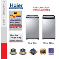 Haier-(8/9/10/12kg) Fully Auto Top Load Washing Machine/Mesin Basuh (HWM80-M826)(HWM90-M826)(HWM100-