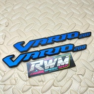 Emblem Honda Vario 200cc logo 3D Emblem Timbul Vario 200 CC Akrilik Acrylic 2mm Bonus Double Tape Fo
