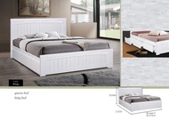 Eco 9513 King/Queen Size Double Wooden Bed Frame With 3 Drawer Under the Bed Frame / Katil Double / 