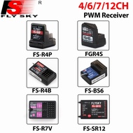 FLYSKY FS-R4P FS-R4B FGR4S BS6 FS-R7V FS-SR12 4/6/7/12CH 2.4GHz PWM Receiver For RC Car Boat Robot P