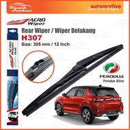 Perodua Ativa Car Rear Windscreen Wiper (Wiper Cermin Belakang) Size 12" Inch - Aero Rear Wiper H307