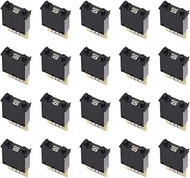 uxcell DIP Switch BCD Code Thumb wheel Switch KM2 0-9 Digital Black 30 x 18 x 8 mm 20 Pcs