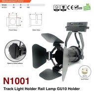 LED Track Light Holder For GU10 Bulb Rail Light